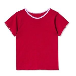 Pretties Venice OG Baby Tee in Red LIKE NEW